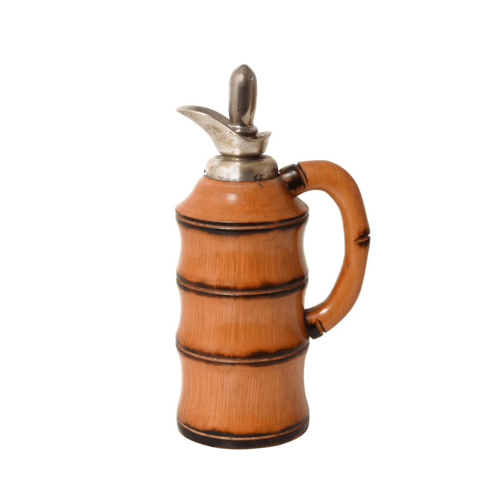 Aldo Tura per Macao Cusano Milanino Milano, Italia, anni '50 Bamboo Thermos