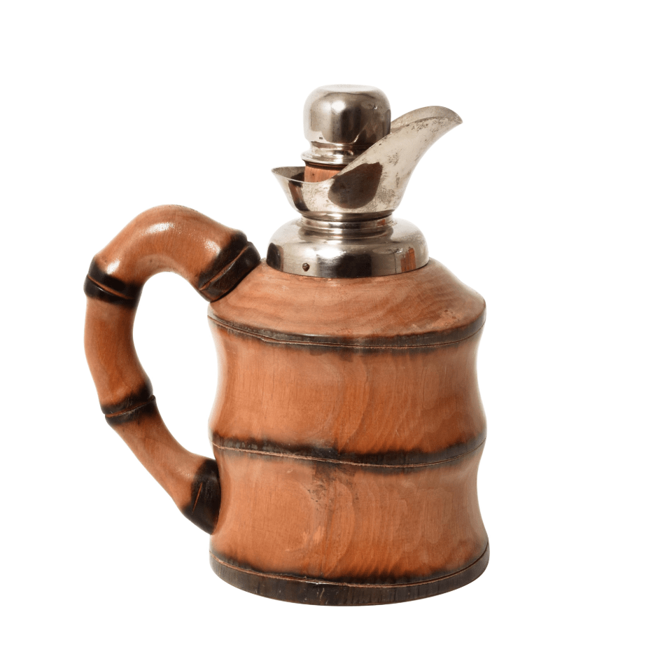 thermos di Aldo Tura per Macao Milano Italia 1950s Bamboo